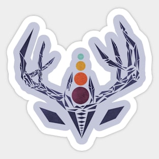 Vector Deer Sticker